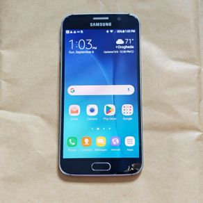 Samsung Galaxy S6 - 32GB - Black Sapphire - Unlocked - Working