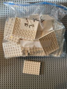 Lego 6x8 White Flat 73 pieces