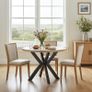 Orion Industrial Extendable Dining Table 100-140cm Veneer or Laminated Image 8