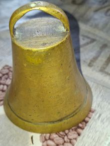 Beautiful Antique Brass Bell, Postage Available or Collection, Lots more Coins, Notes, Antiques and Collectables including Oil Lamps in my other ads