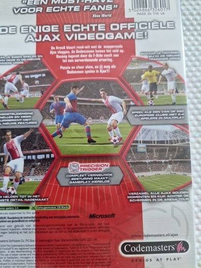 Ajax Club Football 2005 xbox Original games Original