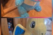 2 Small  Pokemon Plush - todadile  + dragonite