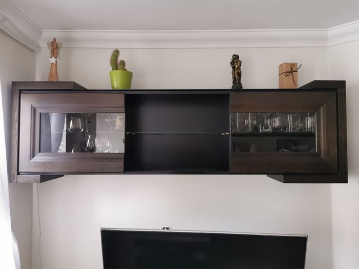 Swivel bar cabinet and 2 TV units