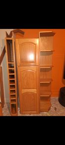 solid oak cabinets