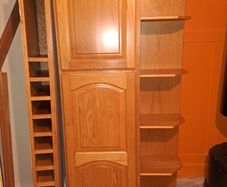solid oak cabinets quick sale