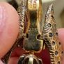 vintage 9ct Angel pendant with dimonds (9.65g) Image 3