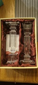 Galway Crystal Candle Holders
