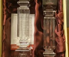 Galway Crystal Candle Holders