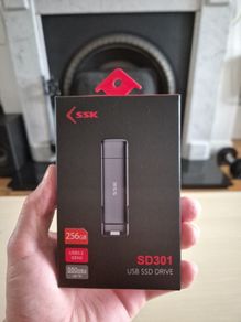 External USB SSD, 256GB, brand NEW