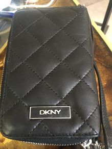 genuine DKNY leather purse