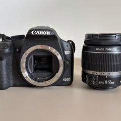 Canon EOS 500D + EFS 18-55mm Lens + Camera Bag
