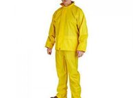 main image for ad Graft Gear Yellow Waterproof Work Rain Suit - Jacket + Over Trousers - Large Size - 2-Piece Set - 5221
