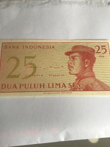 Indonesia banknote 25 Lima Sen