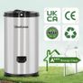 Spin Dryer 4kg by Umelome, Energy&Power Saving Spinner 2800 RPM Clothes Dryer, Energy Efficiency Class: A+++, Gravity Drain dryer, Silvery Image 5