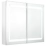 LED Bathroom Mirror Cabinet Shinning White 80x12x68 cm Image 2