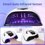 Lamp 168W Faster Gel Nail Lamp Professional Nail Dryer with Automatic Sensor /4 Timer Settings/LCD Display for Gel Nails Polish Starter Nail Art Tools for Home Salon Image 6