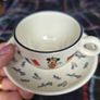 Vintage Disneyland Paris Mickey Mouse Porcelain Cup & Saucer Image 2