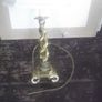 a solid brass barley twist lamp Image 2