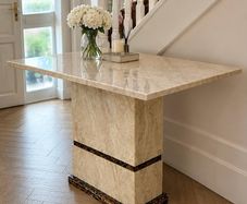 marble console table