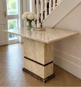 marble console table