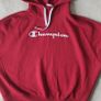 Red Champion Hoodie Size L Image 2