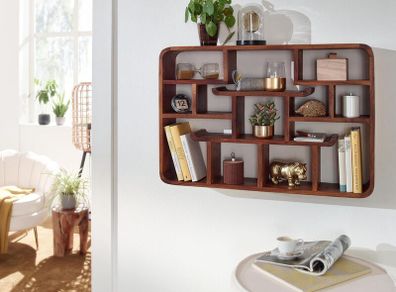 Sheesham Solid Wood Wall Shelf