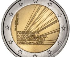 Portugal 2 Euro Commemorative Coin 2021 - Presidency of the Council of the European Union. Uncirculated.