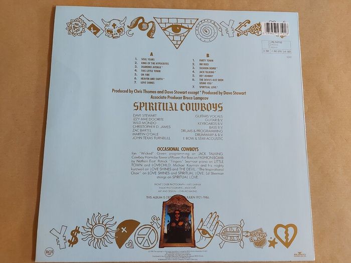 Dave Stewart & The Spiritual Cowboys (eurythmics) - Self Titled Debut - Vinyl Record + Hundreds More