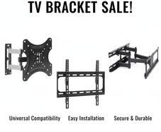 TV Brackets Wall Mounts Flat Tilt Swivel Long Arm