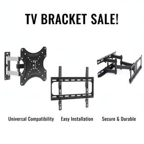 TV Brackets Wall Mounts Flat Tilt Swivel Long Arm