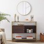 New Glass Top Kitchen Dining Room Cabinet - FREE P&P Image 2