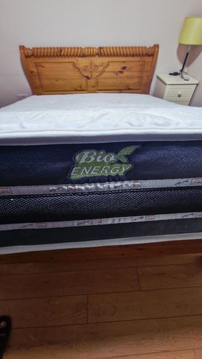 King Size bed frame  mattress, and Double bed with mattress, first see will buy