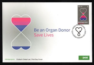 2019 Ireland Irish Organ Donation Commemorative Stamp An Post First Day Cover (FDC)