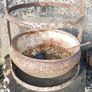 Victorian Cast Iron Cauldron 1800s Garden Decoration, Flower Pot Image 3