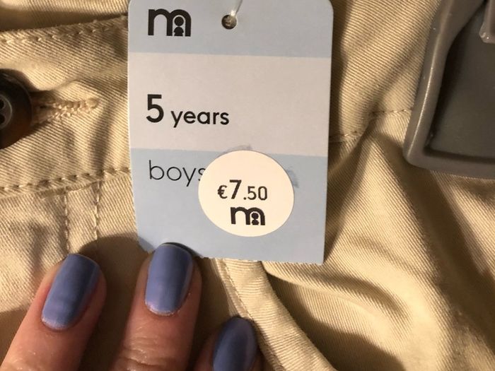 Mothercare Light cream skinny trousers - bnwt