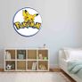 Pokemon logo printed sign for kids room 60cm diameter size pokemon go logo sign wall decor Image 2