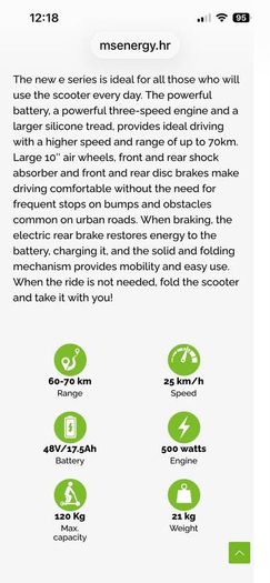 Electric scooter