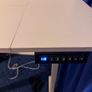 Electric Height Adjustable Standing Desk White 120 x 60cm Image 2