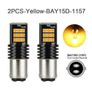 2x Signal Lamp P21w Led Ba15s 1156 Py21w Bau15s Bulb 3030SMD Canbus 1157 Led Bay15d P21/5w Turn Brake Backup Light 12V Image 6