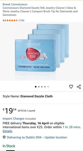 Diamond polishing clothes