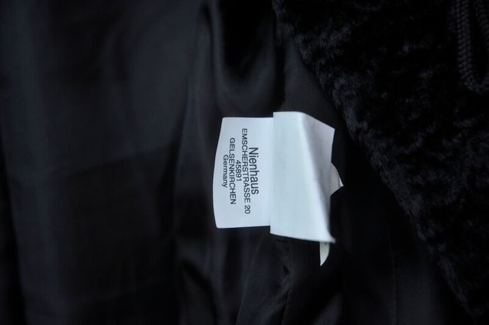 Black Faux Fur Ladies Jacket by NienHaus