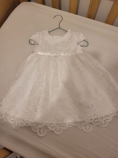 baby girl christening dress and cardigan. Size 9-12 months
