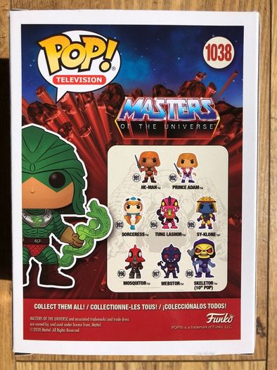 Funko MOTU: King Hiss (2020 Fall Convention Exclusive) #1038