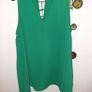 River Island Emerald Green Asymmetrical Top , UK 18 , Mint Condition Image 8