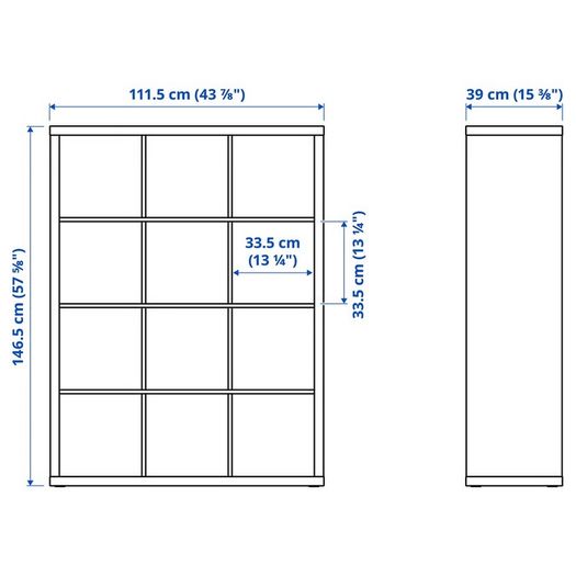 IKEA KALLAX Shelving unit, white