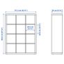 IKEA KALLAX Shelving unit, white Image 6