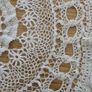 antique lace tablecloth Image 3