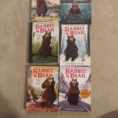 Rabbit & Bear book collection x 6, excellent condition