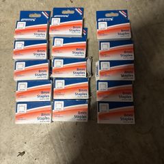 8mm staples. 15packs of 1000