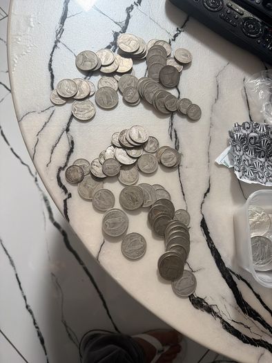964 gram Irish silver coin